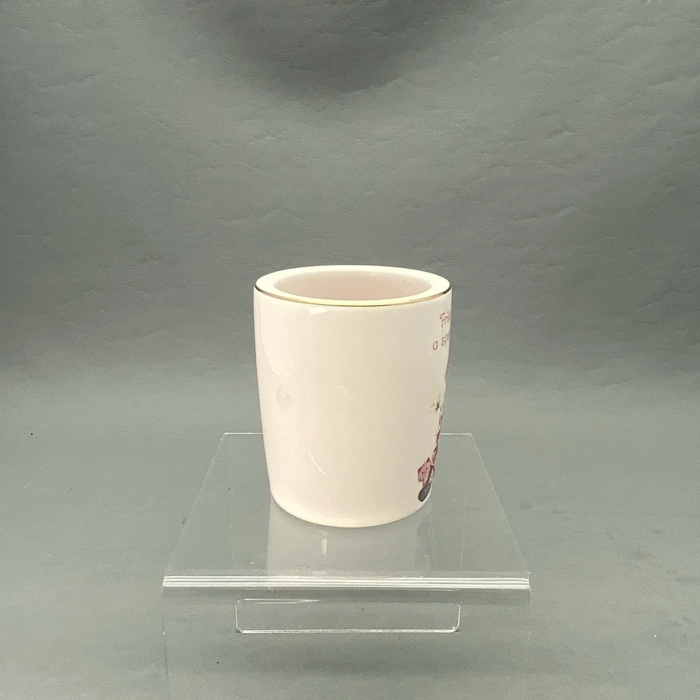 Vtg 1981 Strawberry Shortcake Porcelain Strawberry Scented Candle Used